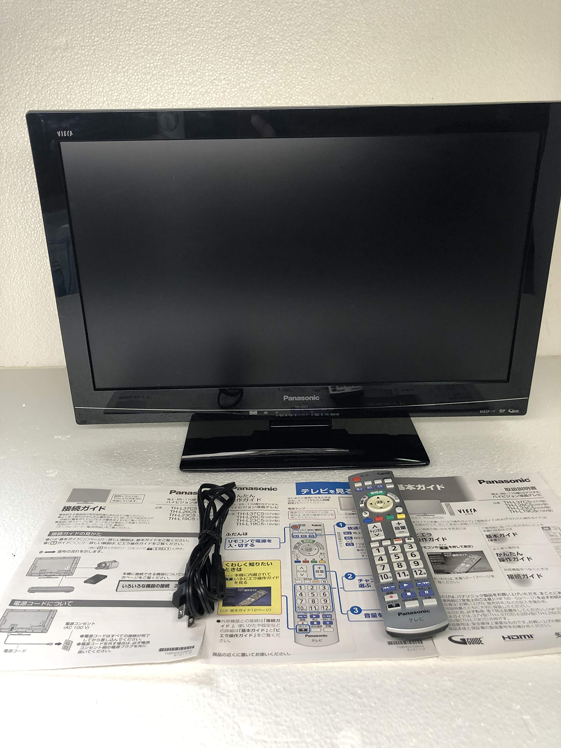 【中古】【非常に良い】パナソニック 23V型 液晶テレビ ビエラ TH-L23C5 フルハイビジョン HDD(外付) 2012年モデル
