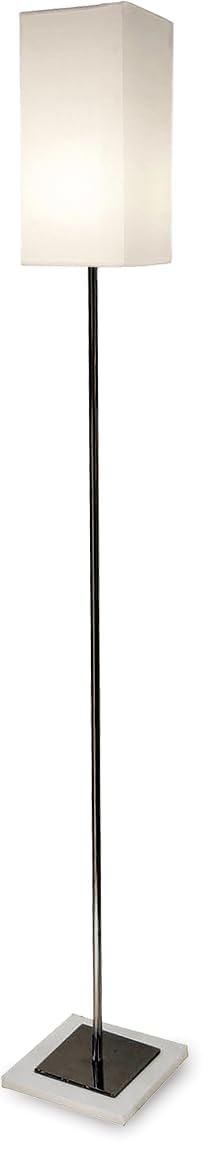 【中古】【非常に良い】【メーカー公式限定2年保証】 DI CLASSE Serie LF4461 セリエ フロアライト ホワイト コンパクト 白熱球1灯付属 アンティーク 布 床置き 高さ調節 照明器具 デザイン照明