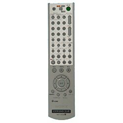 【中古】【非常に良い】SONY ソニー 純正VHS一体型DVDプレーヤー用リモコン RMT-V502E