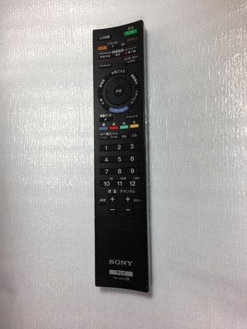 【中古】【非常に良い】SONY 純正テレビリモコン RM-JD019