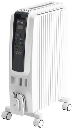 【中古】【非常に良い】Delonghi 【ドラゴンデジタルスマート】 オイルヒーター X字型フィン7枚 「3~8畳」 エコ運転モード搭載 TDDS0712BL