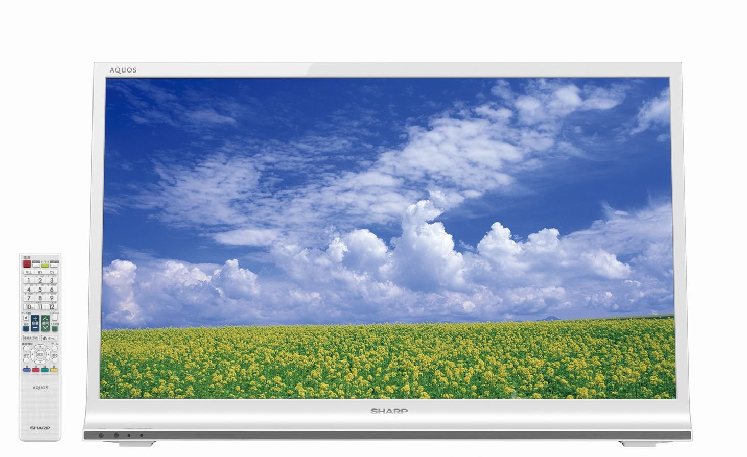 【中古】【非常に良い】シャープ 32V型 ハイビジョン 液晶テレビ ホワイト AQUOS LC-32J9W
