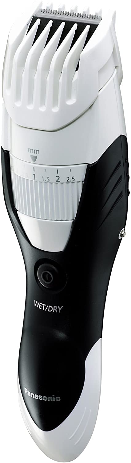【中古】【非常に良い】パナソニック ヒゲトリマー バリカン メンズ 充電式 防水 水洗い可 ER-GB40-W｜スカイマーケットプラス