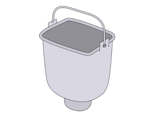 【中古】【非常に良い】パナソニック Panasonic ホームベーカリー 小麦用パンケース 完成品 ADA12-176｜スカイマーケットプラス