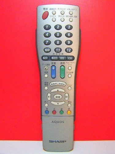 【中古】【非常に良い】シャープ テレビリモコン GA410WJSB