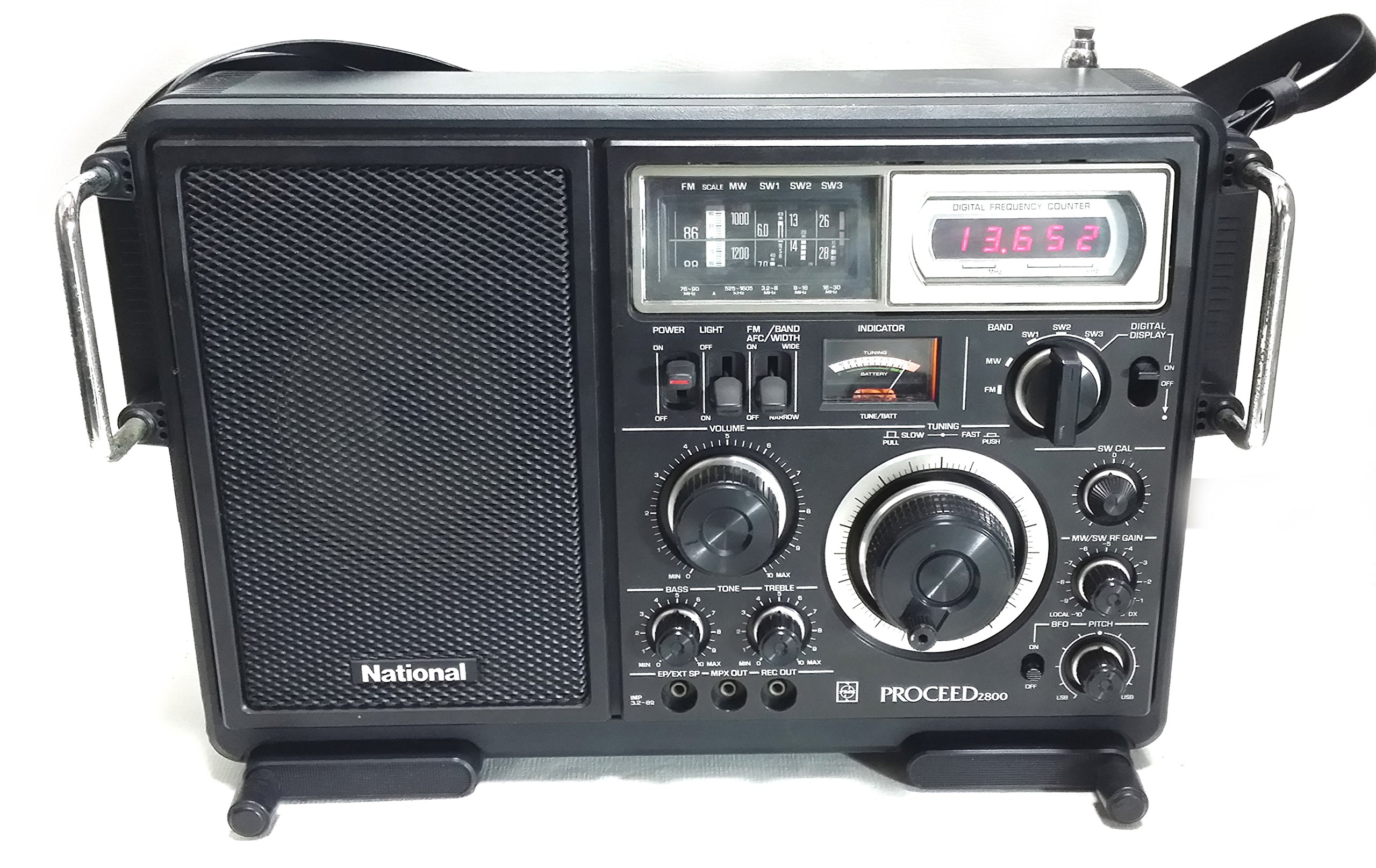 【中古】【人並み外れたに好いたらしい】RF-2800 PROCEED 労働者階級シード FM/MW/SW1～3ラジオ受信機 BCLラジオ受信機 （FM/中波/短波）National 国家的 （現Panasonic パナソニック） 日本国内版ひな形