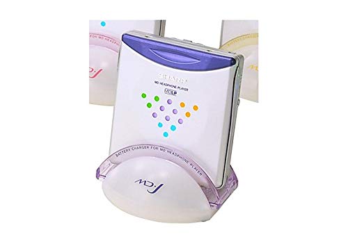 【中古】【人並み外れたに好いたらしい】SHARP MD受話器電気蓄音機 MDLP相応う MD生まれ変わり専用機 青味 MD-ST70-A