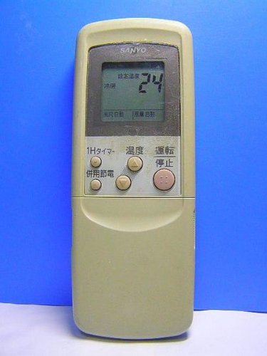 【中古】【非常に良い】三洋電機 エアコンリモコン RCS-LVR6A|スカイマーケットプラス