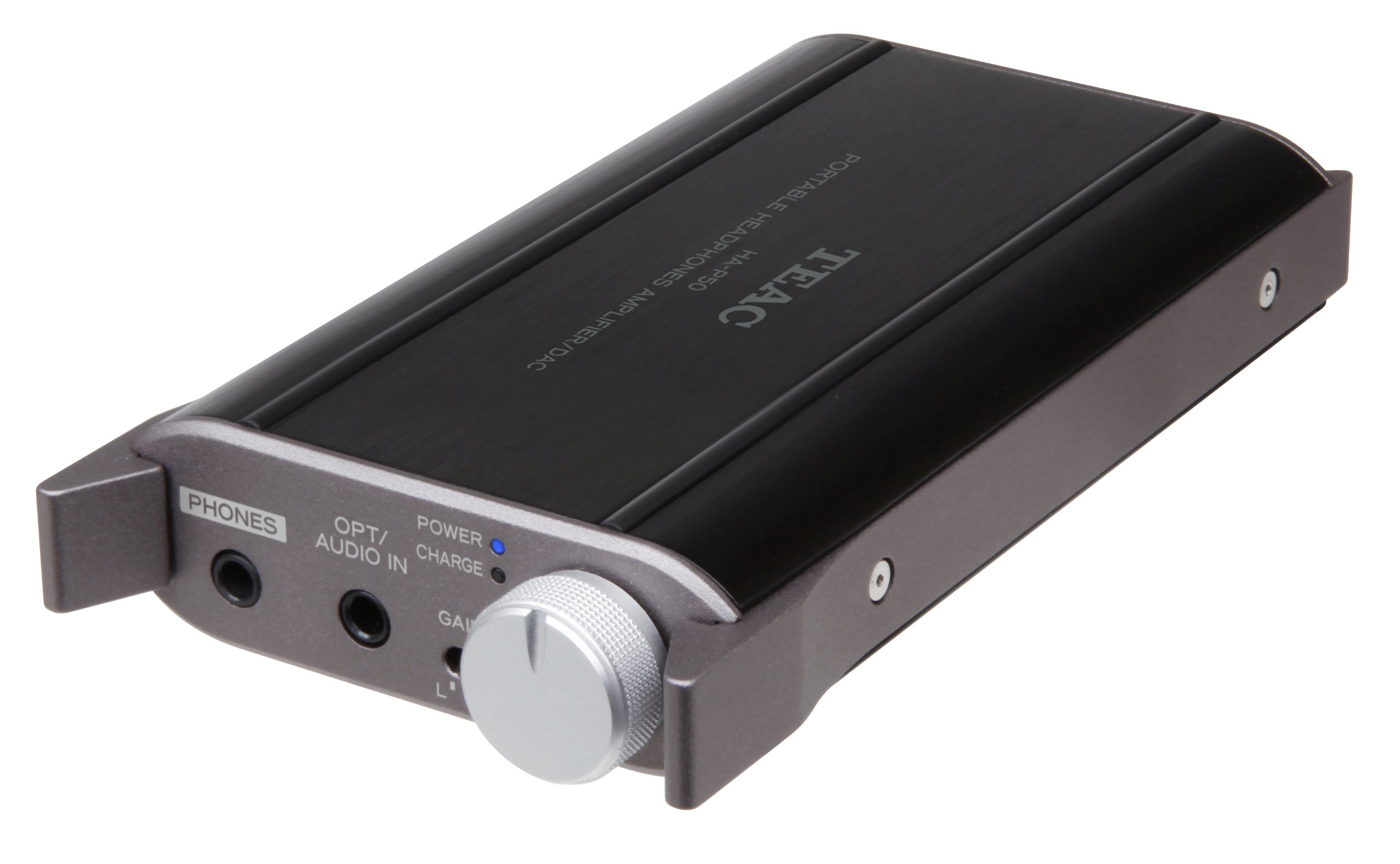 【中古】【非常に良い】TEAC ポータブルヘッドホンアンプ DAC搭載 ハイレゾ音源対応 ブラック HA-P50-B