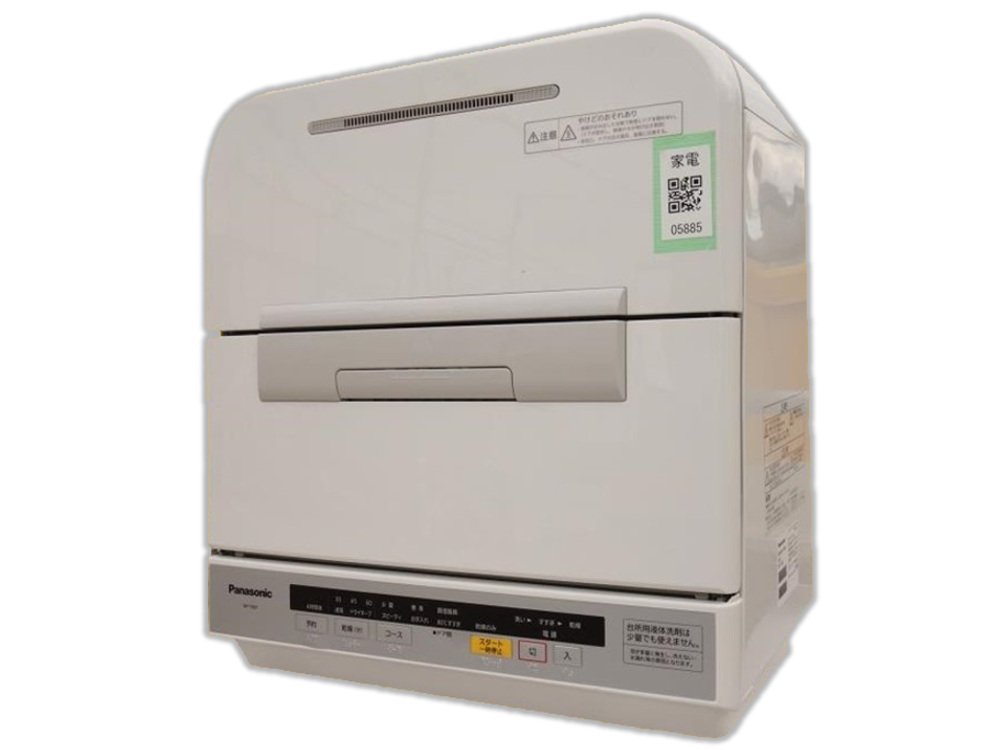 【中古】【非常に良い】Panasonic 食器洗い乾燥機 ホワイト NP-TM7-W