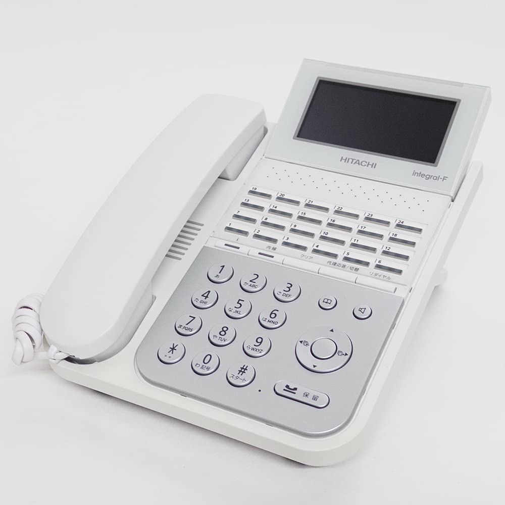【中古】【非常に良い】ET-24iF-SDW 日立 integral-F 24ボタン標準電話機