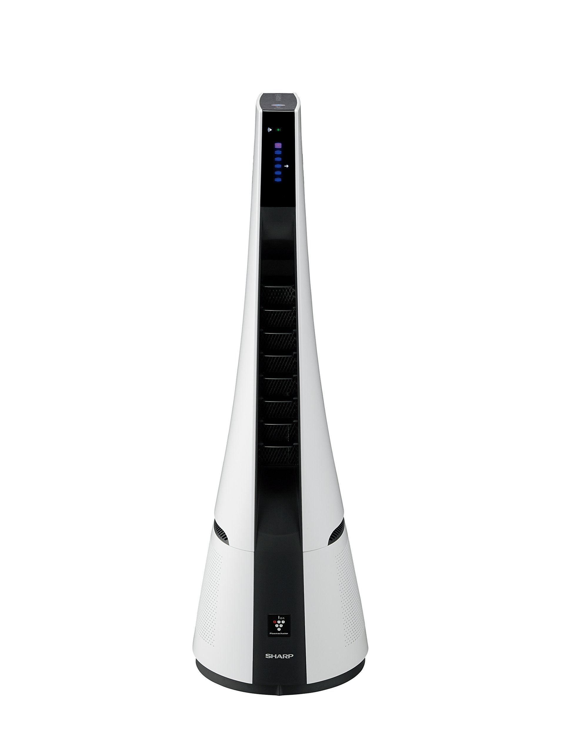 【中古】【非常に良い】シャープ プラズマクラスター搭載 スリムイオンファン ホワイト PF-HTC1-W