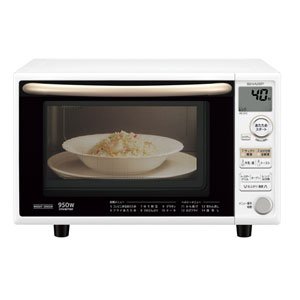 【中古】【非常に良い】SHARP オーブンレンジ 20L 1段調理 ホワイト系 RE-S7C-W