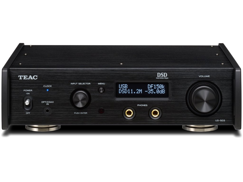【中古】【非常に良い】ティアック デュアルモノーラルUSB-DAC/ヘッドホンアンプ Reference UD-503 (ブラック) UD-503-B