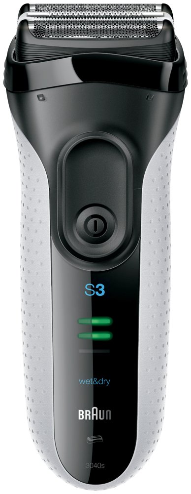 【中古】【非常に良い】【 限定】【 限定】ブラウン シリーズ3 メンズ電気シェーバー 3枚刃 3040s-W ホワイト お風呂剃り可 3040s-W