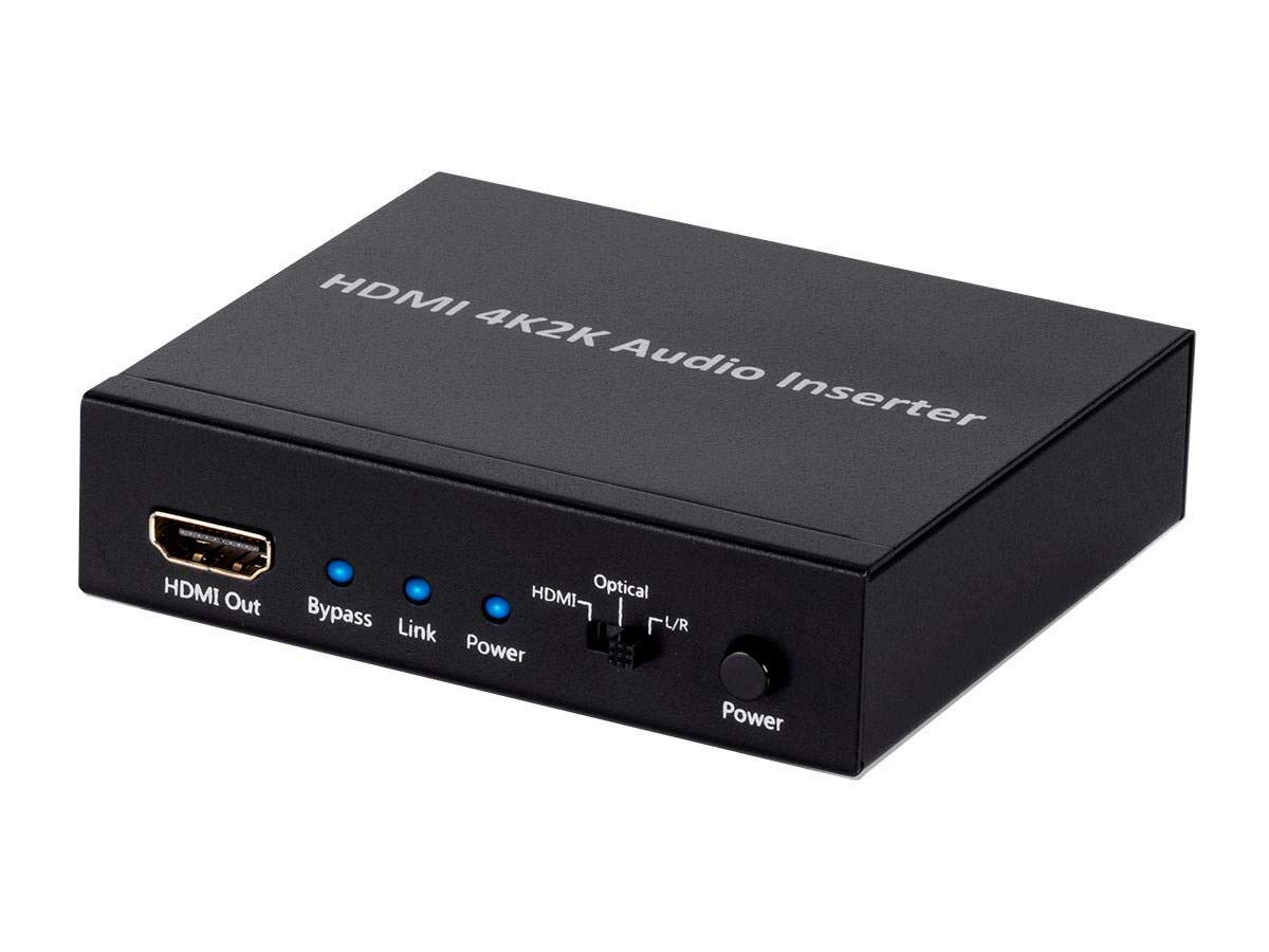 【中古】【非常に良い】Monoprice BlackbirdTM 4Kシリーズ HDMIオーディオインサーター 2.3 x 7 x 9.5 113347