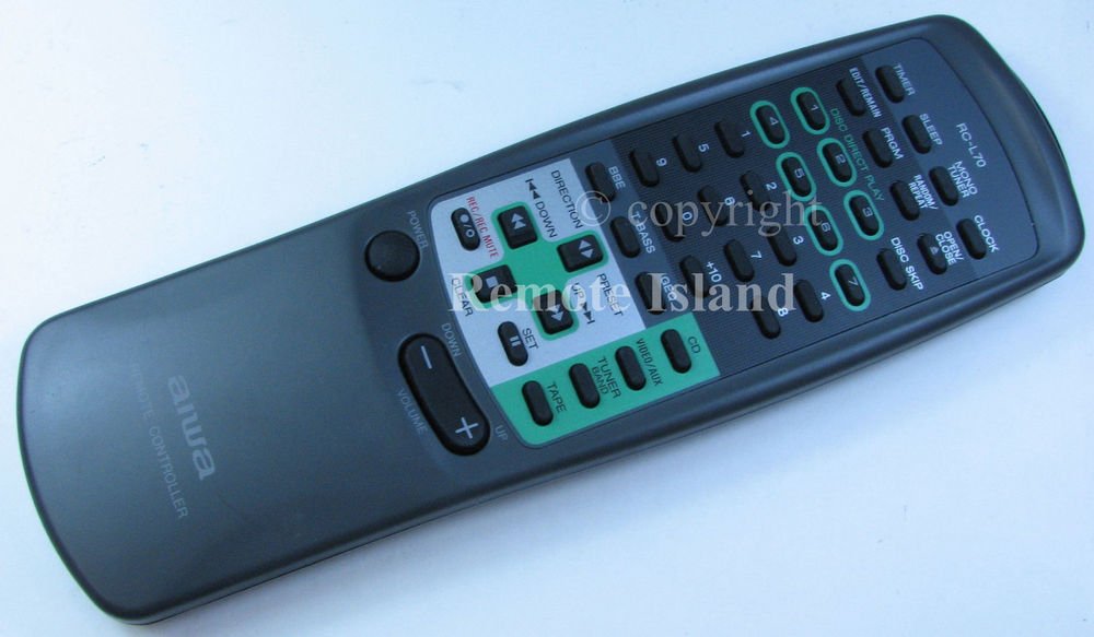 【中古】【非常に良い】TopOneアイワRC l70新しいミニシステムリモートコントロールCXL 70 M LCX 70 Fast $ 4shipping