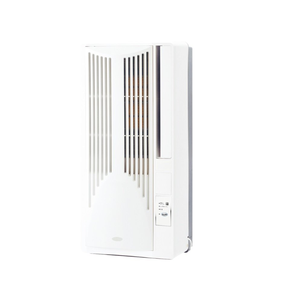 【中古】【非常に良い】KOIZUMI(コイズミ) 窓用エアコン 【高さ75cmのコンパクト設計/リモコン付】 KAW-1662/W KAW-1662/W