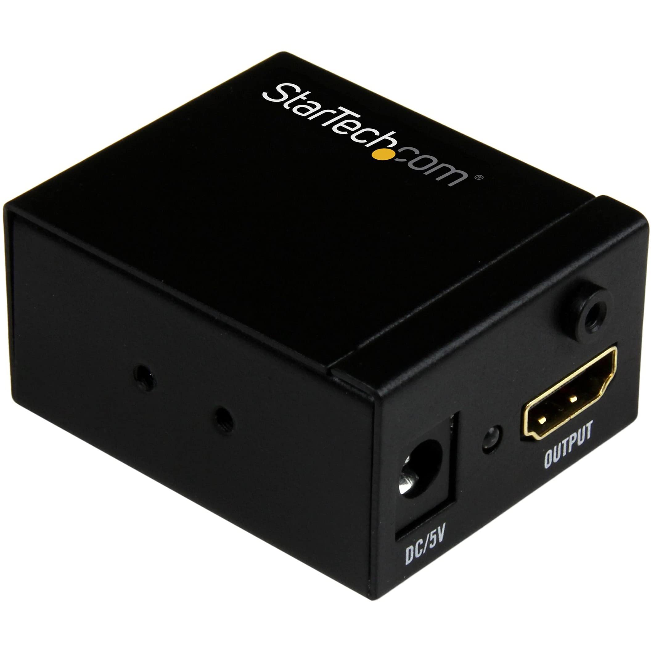 【中古】【人並み外れたに好いたらしい】StarTech.com HDMI リピーター(交通信号増幅器・イコライザー内蔵) 1080pで最大限度35m押しひろげるできるHDMIブースター HDBOOST その他-家電