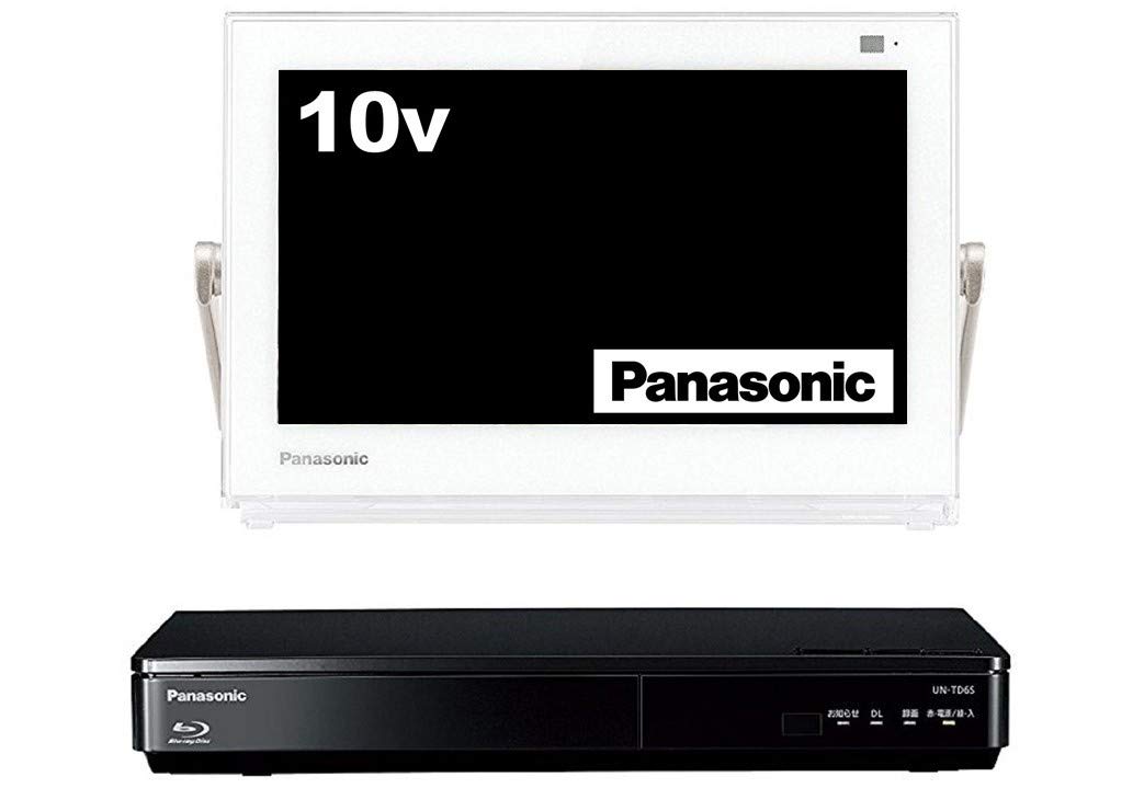 【中古】【非常に良い】パナソニック 10V型 液晶 テレビ プライベート・ビエラ UN-10TD6-W ブルーレイディスクプレイヤー付HDDレコーダー付き