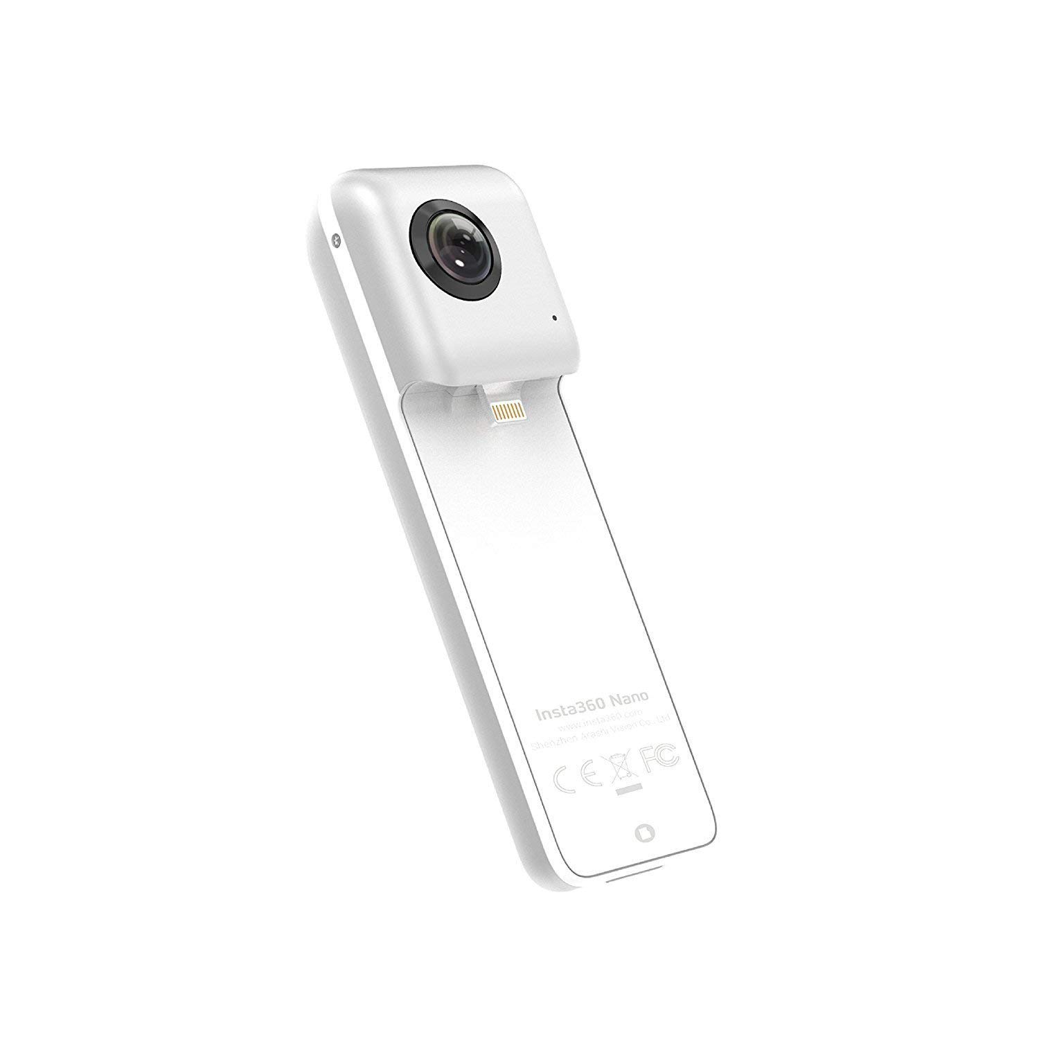 【中古】【非常に良い】Insta360 Nano 360° VR 全天球 カメラ 3K 超広角魚眼レンズ 対応 iPhone シリーズ