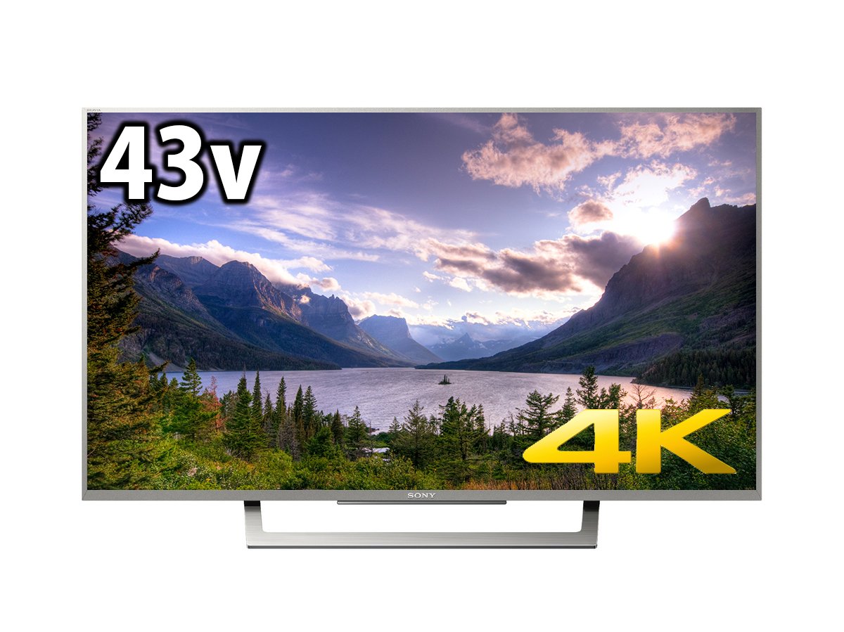 【中古】【非常に良い】ソニー 43V型 液晶 テレビ ブラビア KJ-43X8300D S 4K Android TV 外付けHDD録画外付けHDD裏番組録画 2016年モデル｜スカイマーケットプラス