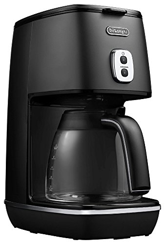 【中古】【非常に良い】DeLonghi(デロンギ) DeLonghiドリップコーヒーメーカー ディスティンタ ICMI011J-BK レギュラーコーヒー 6杯用 チタンコートフィルター アロマモード [ブラック] ファミ