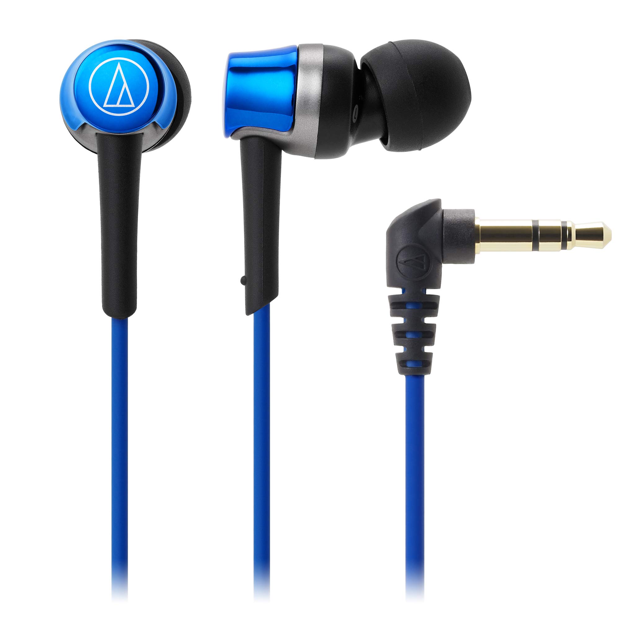 【中古】【非常に良い】オーディオテクニカ ATH-CKR30 BL イヤホン 有線 カナル型 SoundReality ブルー
