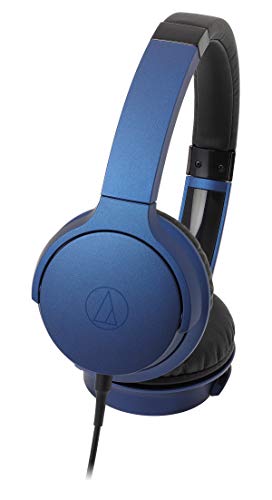 【中古】【非常に良い】オーディオテクニカ ATH-AR3 BL ヘッドホン 有線 ディープブルー