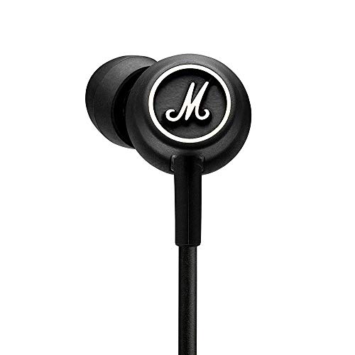 【中古】【非常に良い】Marshall カナル型イヤホン Mode ブラック&ホワイト/マイク付通話対応｜スカイマーケットプラス