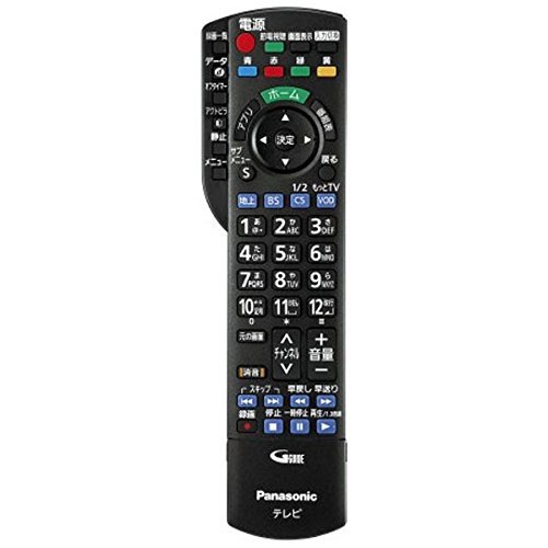 【中古】【非常に良い】パナソニック Panasonic 液晶テレビ リモコン N2QAYB000983