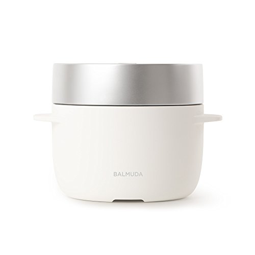 【中古】【非常に良い】バルミューダ ザ ゴハン 3合炊き電気炊飯器 BALMUDA The Gohan K03A-WH｜スカイマーケットプラス