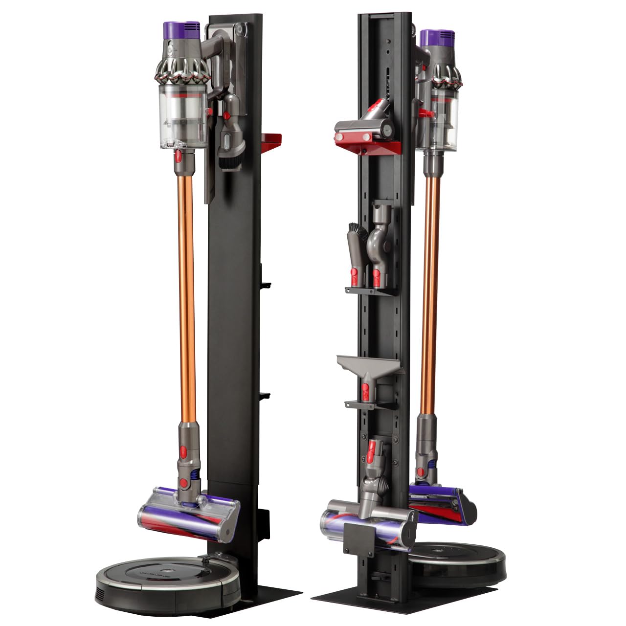 【中古】【非常に良い】EQUALS イコールズ WALL インテリア クリーナースタンド ロボット掃除機対応 Dyson/TORNEO V/iT/FREED対応 サテンブラック