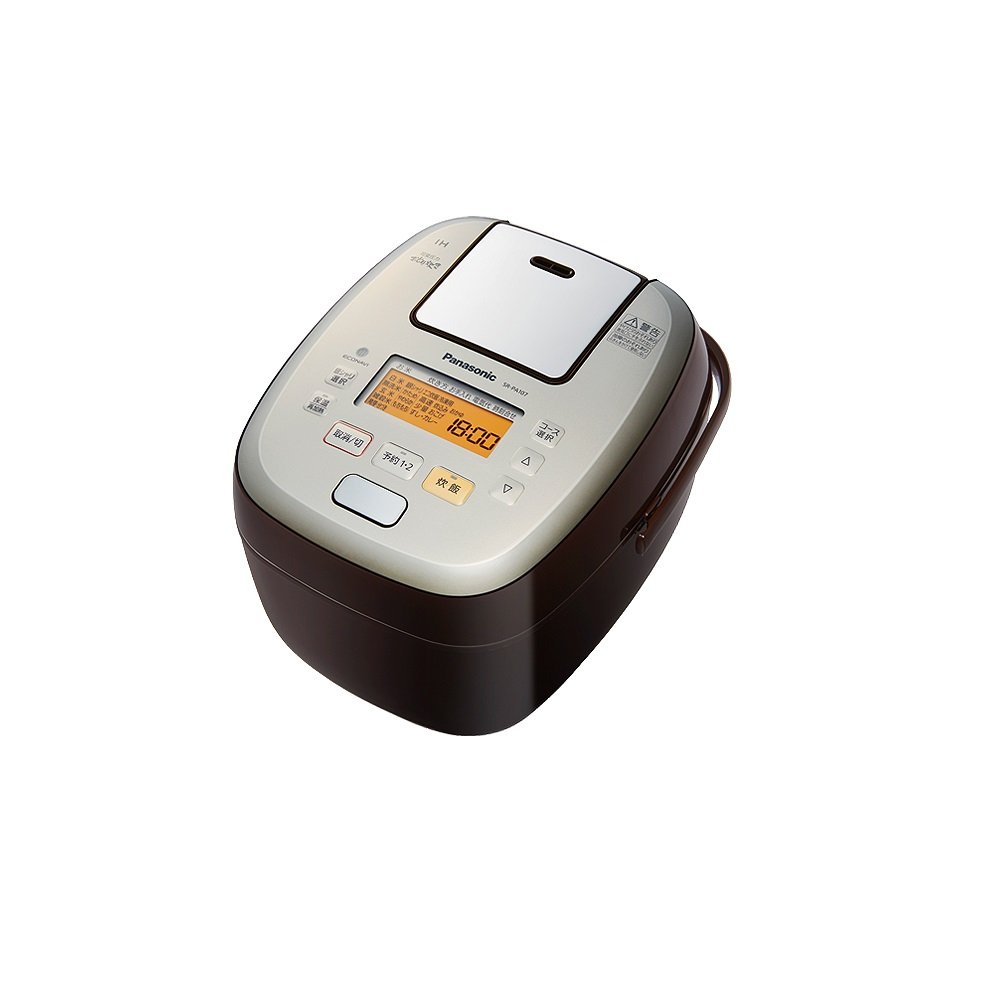 【中古】【非常に良い】パナソニック 5.5合 炊飯器 圧力IH式 おどり炊き ブラウン SR-PA107-T|スカイマーケットプラス