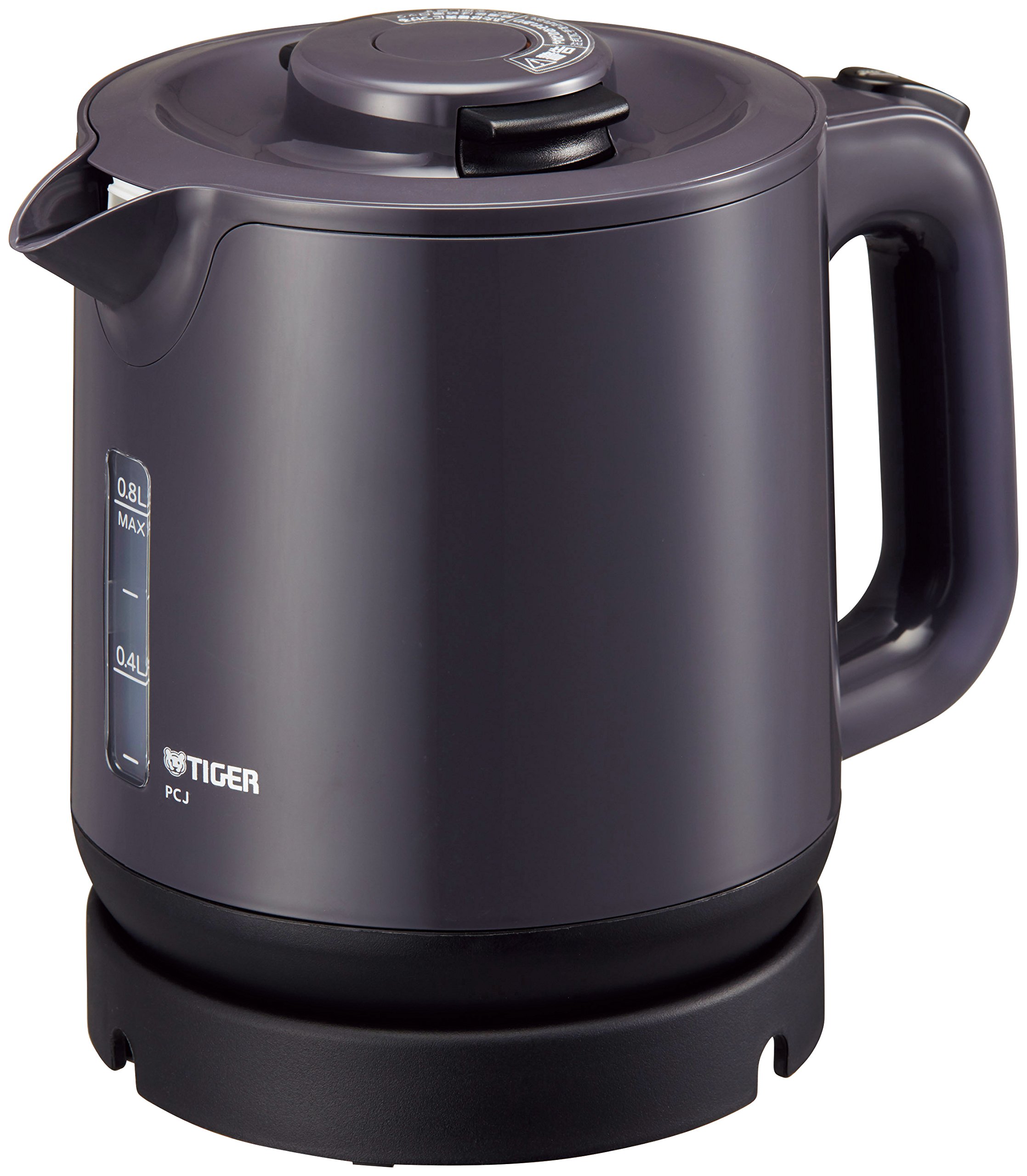 【中古】【非常に良い】タイガー 魔法瓶 蒸気レス電気ケトル わく子 800ml グレー PCJ-A081-H Tiger