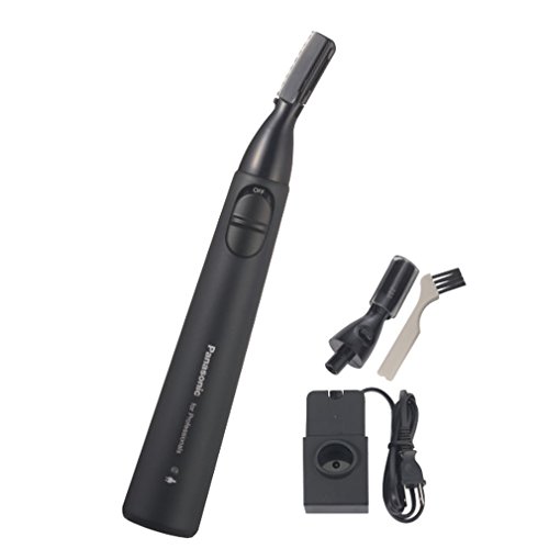 【中古】【非常に良い】パナソニック プロウブ毛トリマー(充電式) ES-PF50-K ブラック 28&times;25&times;180mm｜スカイマーケットプラス