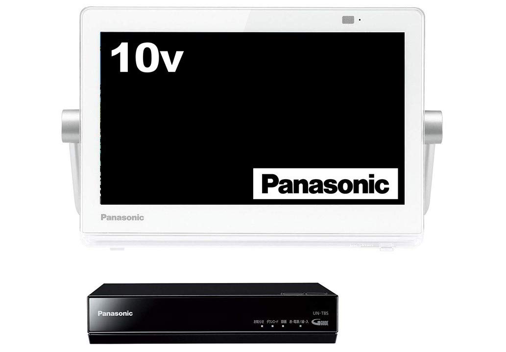 【中古】【非常に良い】パナソニック 10V型 液晶 テレビ プライベート・ビエラ UN-10T8-W 2018年モデル