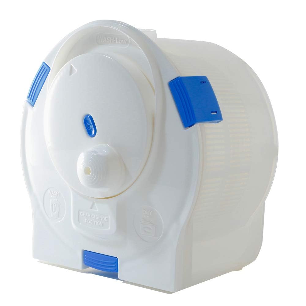【中古】【非常に良い】セントアーク(CENTARC) 電気不要 ドラム式 ハンドウォッシュスピナー 小型 手動 バケツ型 ポータブル洗濯機 脱水機 お湯で洗える ちょこっと洗い