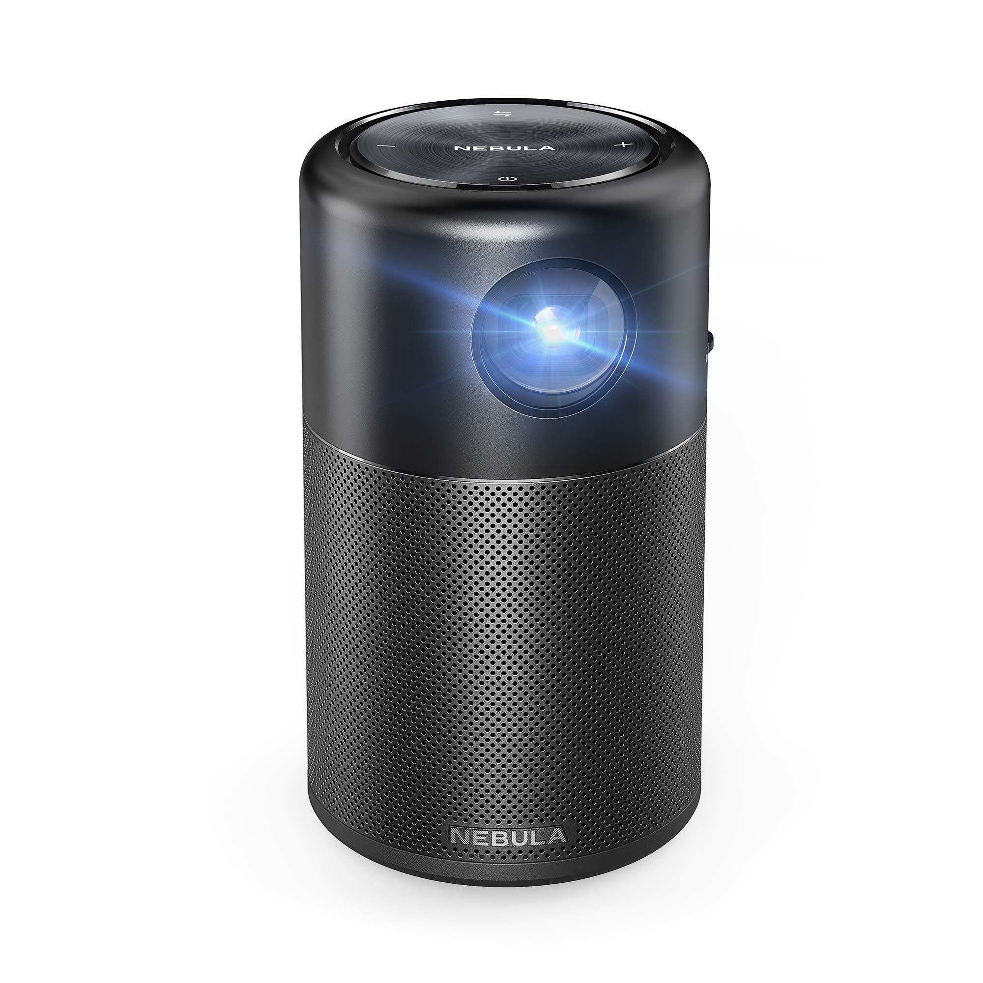 【中古】【人並み外れたに好いたらしい】Anker Nebula Capsule Pro（Android積み上げる移動性映写機）【150 ANSIlm / DLP積み上げる / 360度金棒引き】