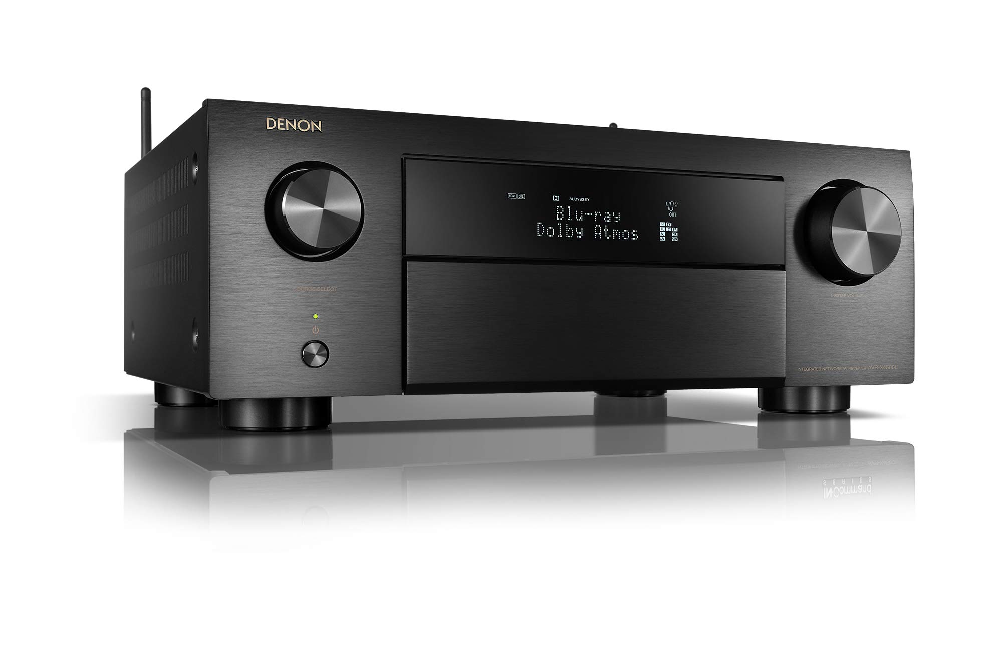 【中古】【非常に良い】デノン Denon AVR-X4500 AVサラウンドレシーバー 9.2ch Dolby Atmos/DTS:X/Auro-3D/Airplay2/IMAX Enhanced対応 ブラック AVR-