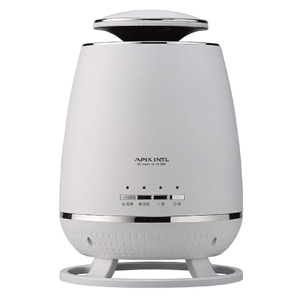 【中古】【非常に良い】APIX アピックス 360°セラミックヒーター ホワイト FSWH-0638 WH