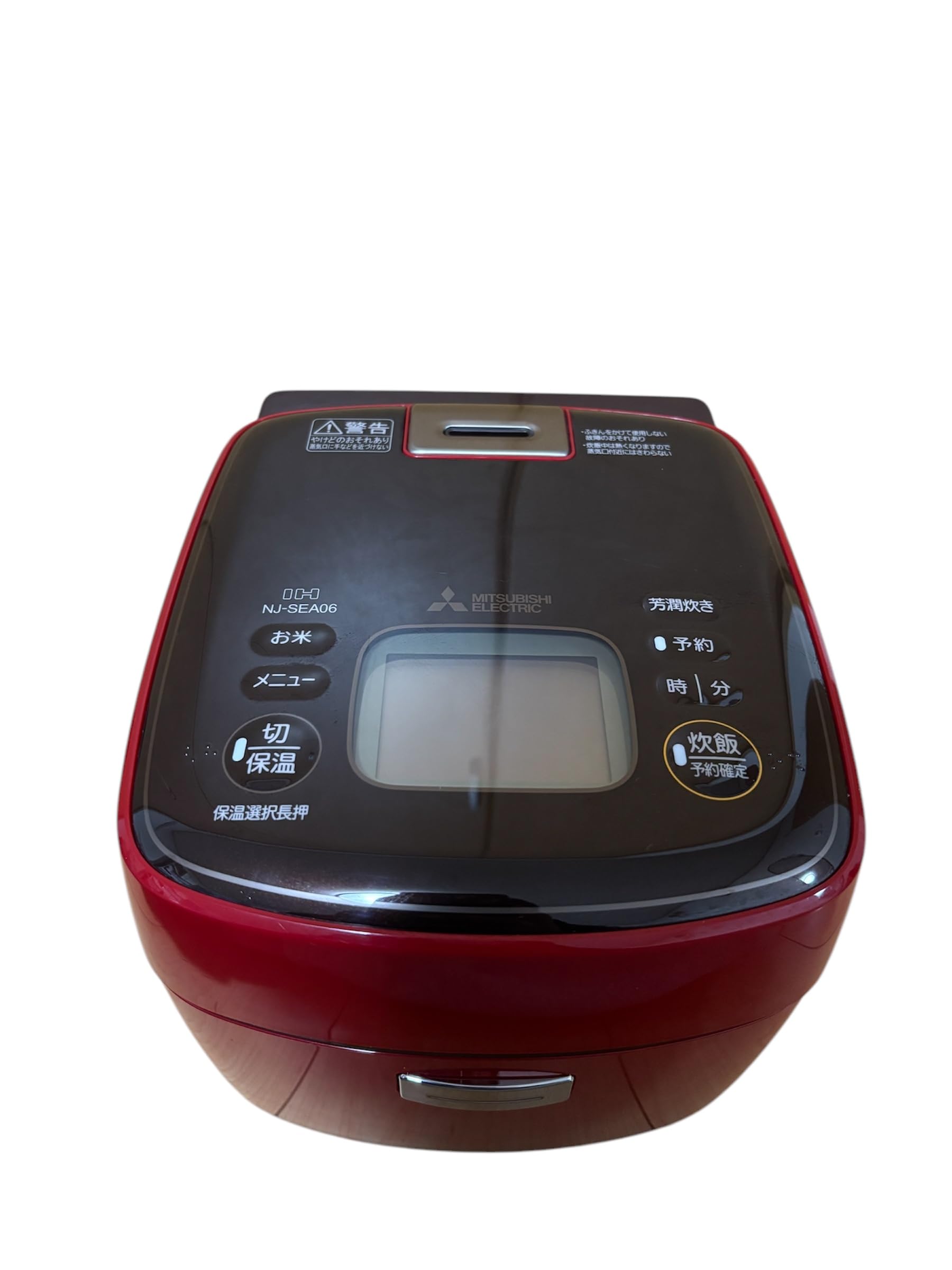 【中古】【非常に良い】NJ-SEA06-R(ミラノレッド) 備長炭 炭炊釜 ジャー炊飯器 3.5合