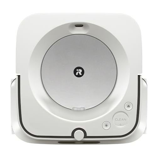 【中古】【非常に良い】ブラーバジェット m6 アイロボット 床拭きロボット 水拭き ロボット掃除機 マッピング Wi-Fi対応 遠隔操作 静音 複数の部屋の清掃可能 m613860 ホワイト 対応 スマホ対応 カーペット
