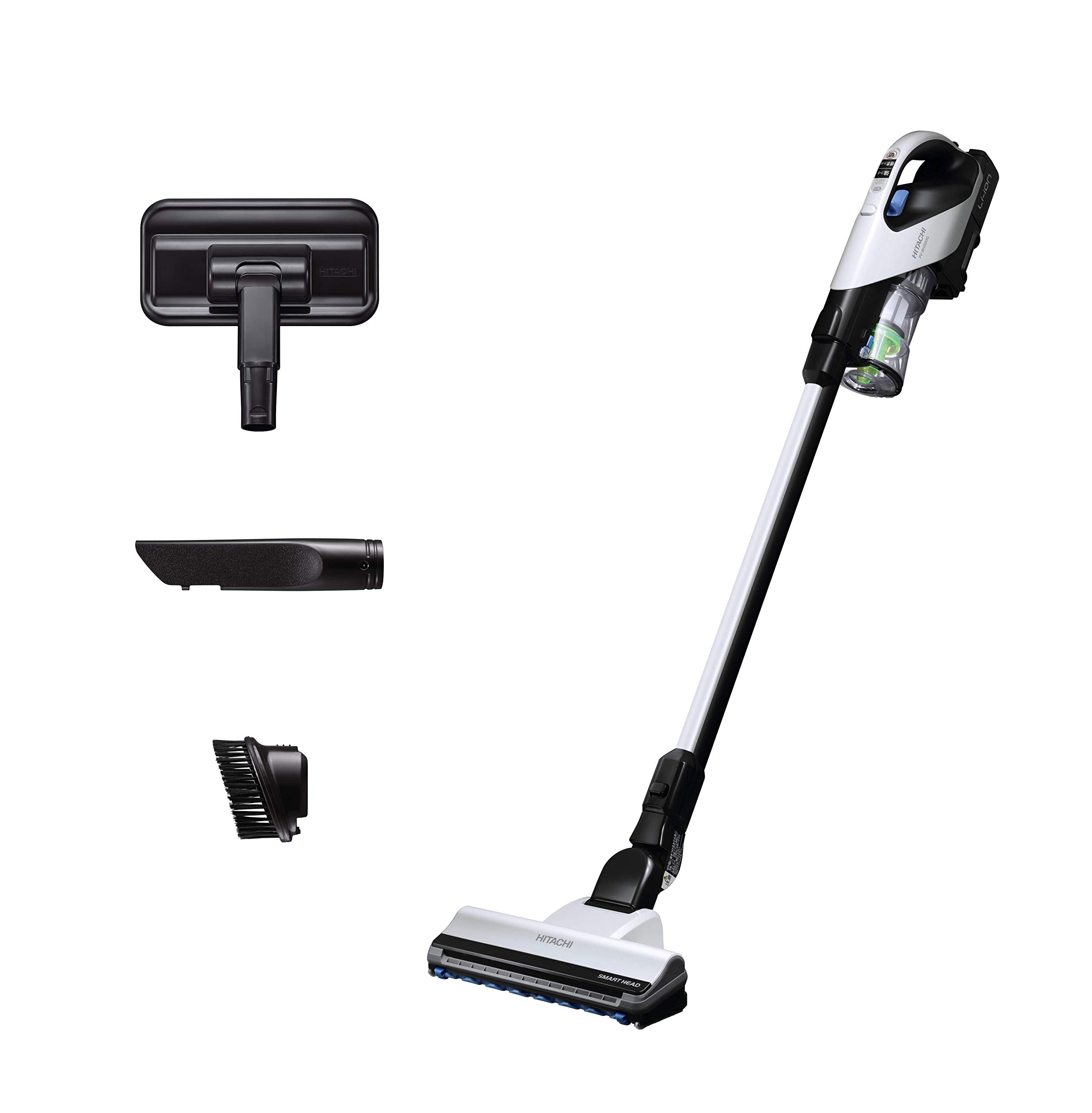 【中古】【非常に良い】日立(HITACHI) 日立 サイクロン式スティッククリーナー充電式 自走パワーブラシタイプホワイト【掃除機】HITACHI パワーブーストサイクロン PV-BH500G-W