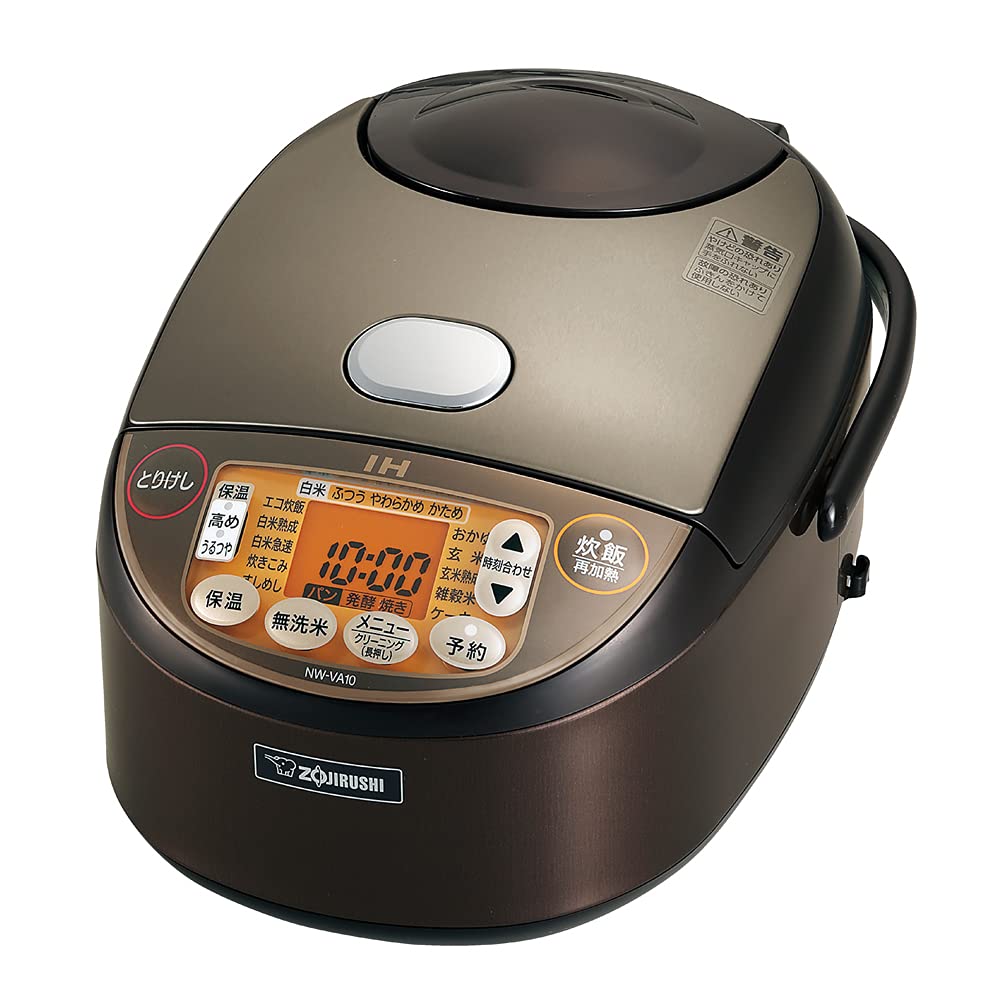 【中古】【非常に良い】象印 炊飯器 5.5合 IH式 極め炊き 黒まる厚釜 保温30時間 ブラウン NW-VA10-TA|スカイマーケットプラス