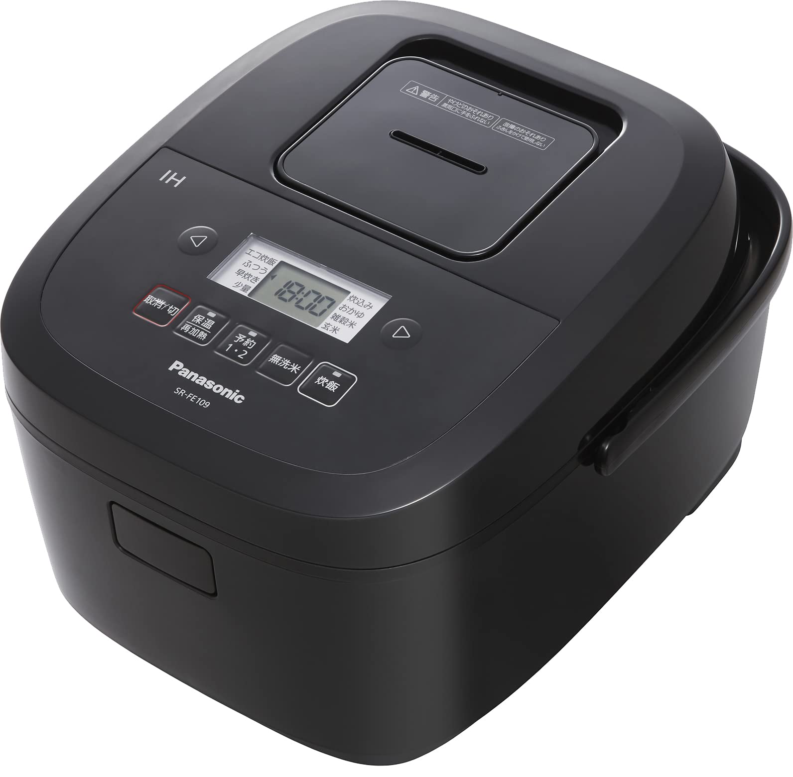【中古】【非常に良い】パナソニック 炊飯器 5.5合 IH式 備長炭釜 ブラック SR-FE109-K