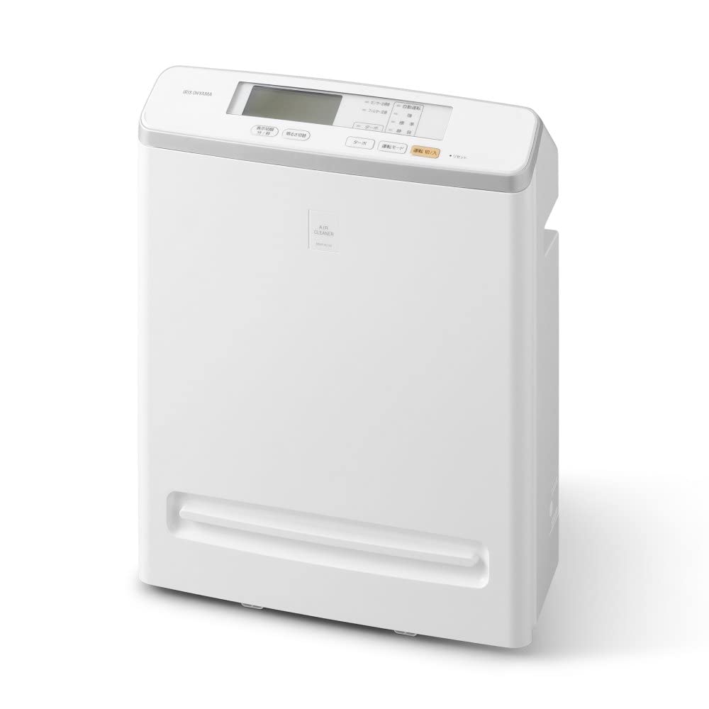 【中古】【非常に良い】アイリスオーヤマ 空気清浄機 17畳 消臭 除菌 脱臭 ホコリ 花粉 集じん PM2.5 ペット 静音 省エネ 軽量 タバコ アレルギー対策 コンパクト モニター付き 汚れ具合数値化 ホコリセンサー