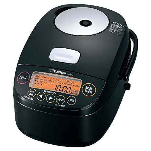 【中古】【非常に良い】象印マホービン 炊飯器 5.5合 ブラック NP-BK10-BA