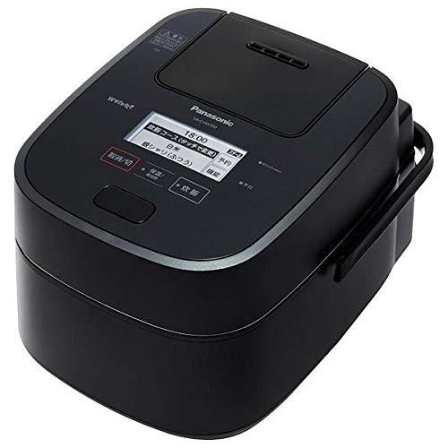 【中古】【非常に良い】パナソニック スチーム&可変圧力IH炊飯ジャー(5．5合炊き) Wおどり炊き ブラック SR-CVSX100-K 54,680円