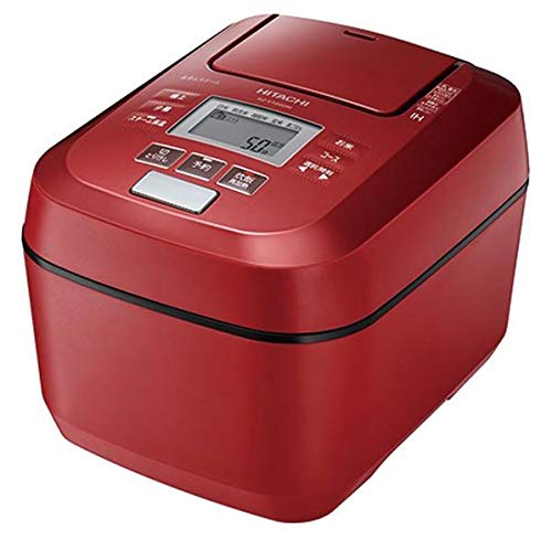 【中古】【非常に良い】日立 炊飯器 5.5合 圧力IH ふっくら御前 メタリックレッド RZ-V100DM-R|スカイマーケットプラス